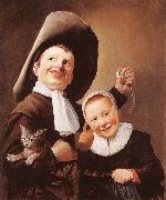 Judith leyster A Boy and a Girl with a Cat and an Eel china oil painting reproduction